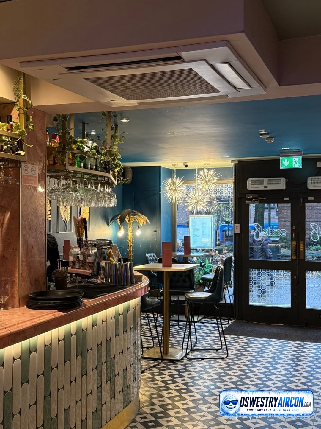 Another successful install completed yesterday at the lovely Social 8 gobowen lounge bar. &ndash; Oswestry