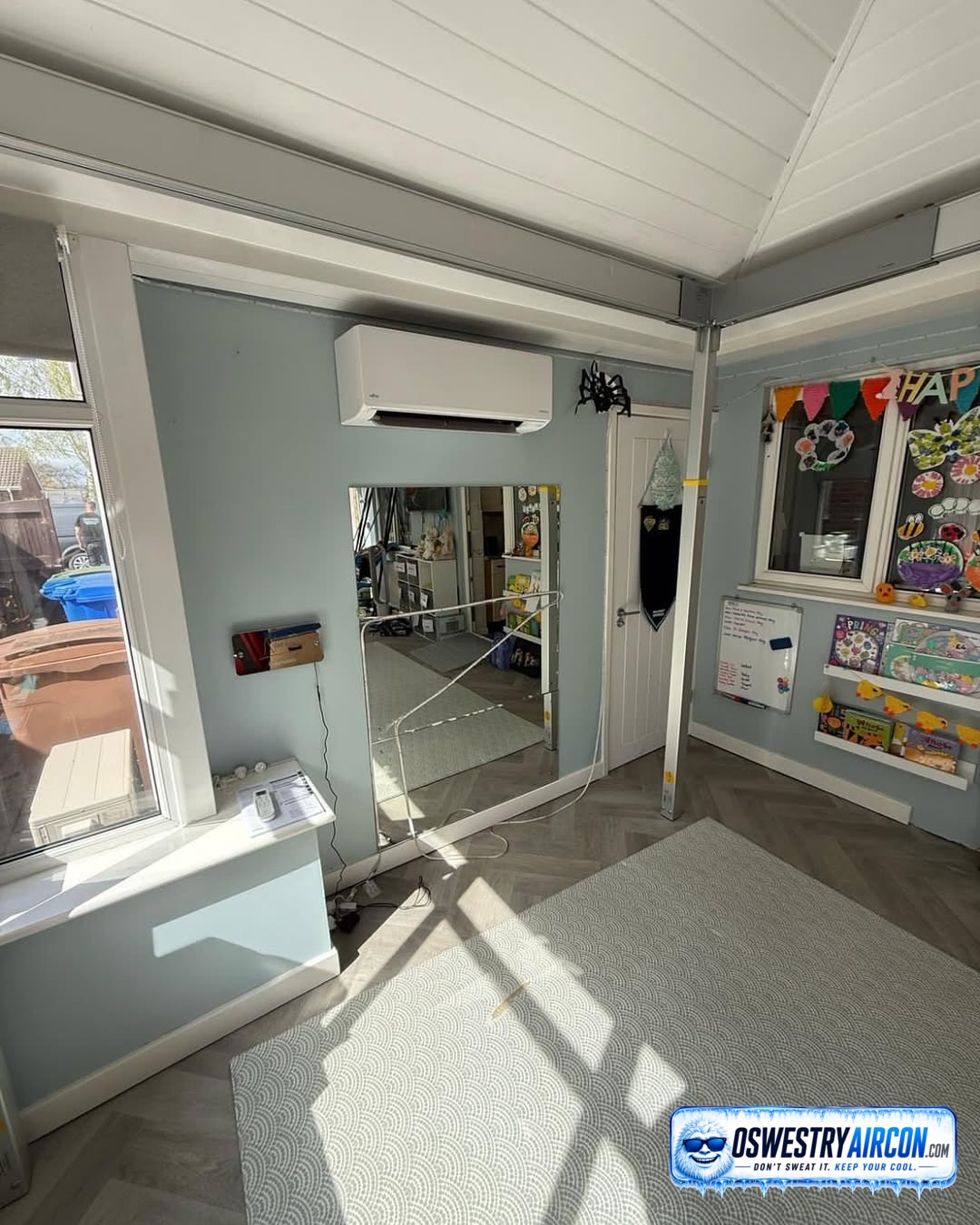 Installed a Fujitsu Airstage air conditioning system into a little boys therapy room &ndash; Oswestry