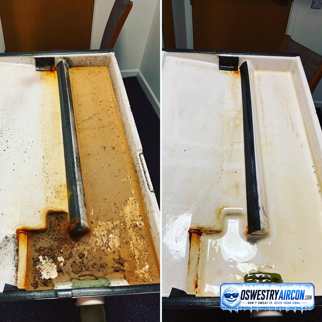 Soiled drip trays result in failed pumps and water leaks &ndash; Oswestry