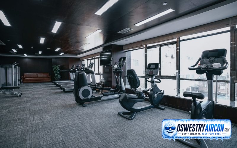 Gym air conditioning system installed to maintain comfortable temperature during workouts &ndash; Oswestry